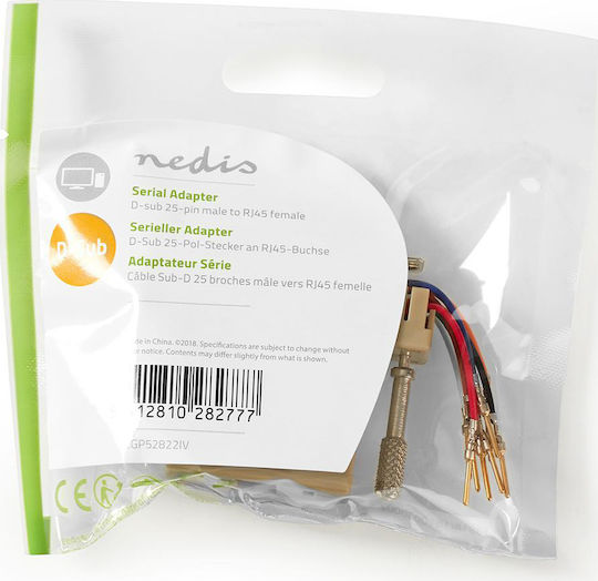 Nedis Конвертор VGA мъжки към RJ-45 женски Сив 1 брой CCGP52822IV