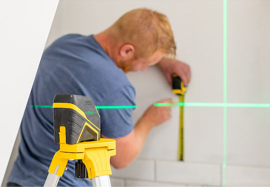 Stanley FatMax Αυτορυθμιζόμενο Γραμμικό Αλφάδι Laser Πράσινης Δέσμης με Εύρος Εργασίας 20m