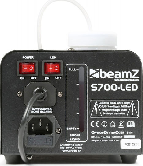 BeamZPro S700 Μηχανή Καπνού LED 700W με Ενσύρματο Χειριστήριο