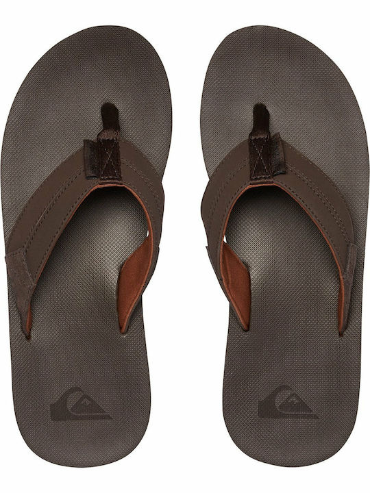 Coastal Oasis Herren Flip Flops Braun