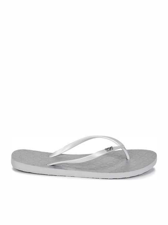 Roxy Viva Iv Frauen Flip Flops in Silber Farbe