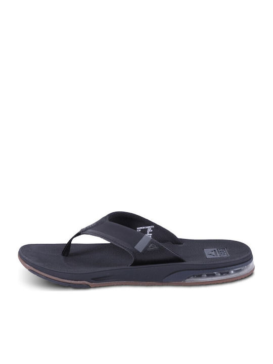 Fanning Low Ανδρικά Flip Flops Ανατομικά Μαύρα