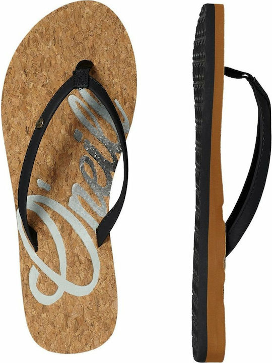 O'neill Women's Flip Flops Black 8A9528-9010