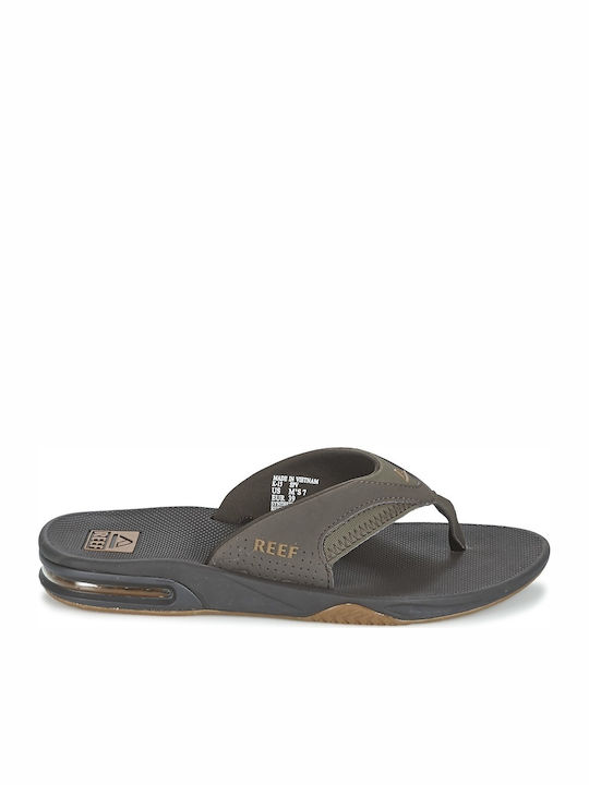 Reef Fanning Men's Flip Flops Gray