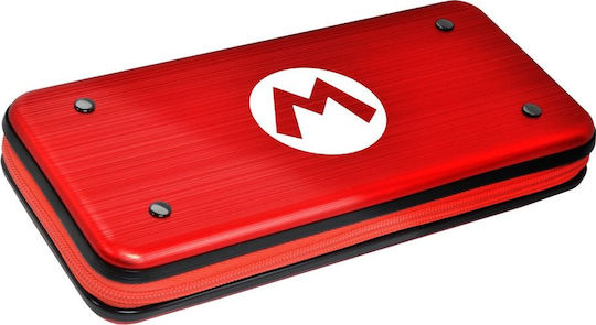 Hori Alumi Case SuperMario Schalter Rot