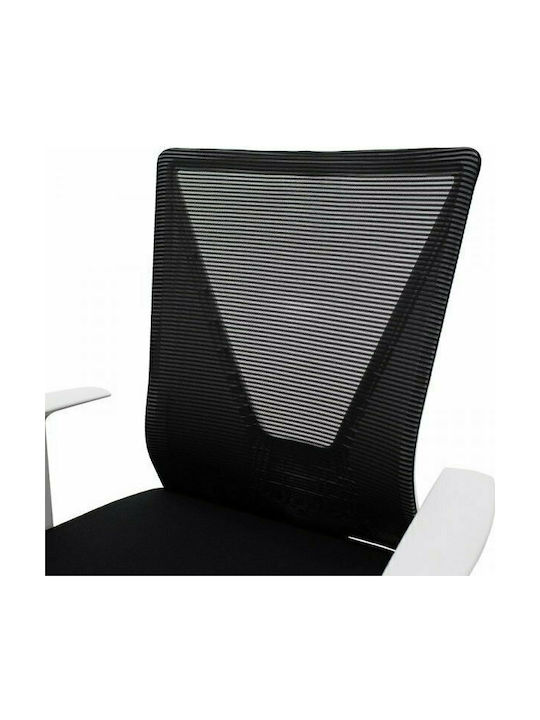 Ghost Reclining Office Chair with Fixed Arms Black / White Pakketo