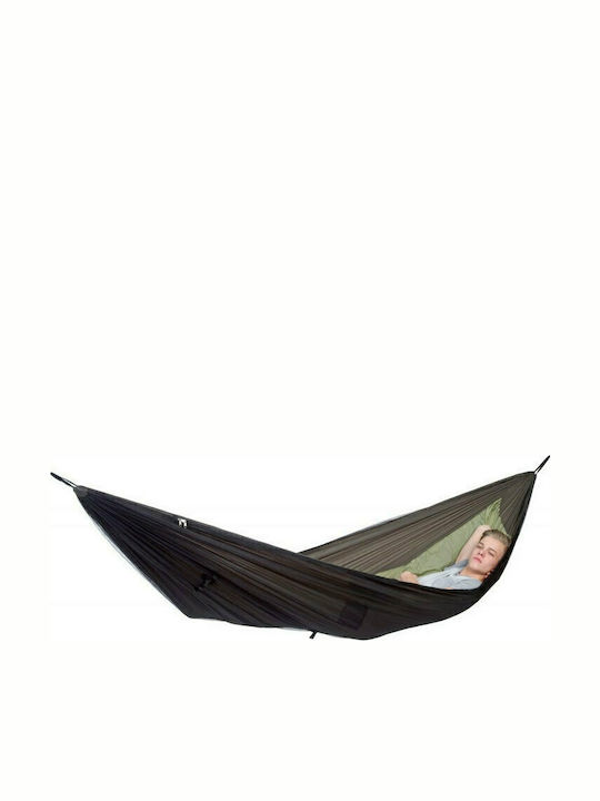 Amazonas Moskito Traveller Thermo XXL Parachute Single Hammock Beige 240x64cm