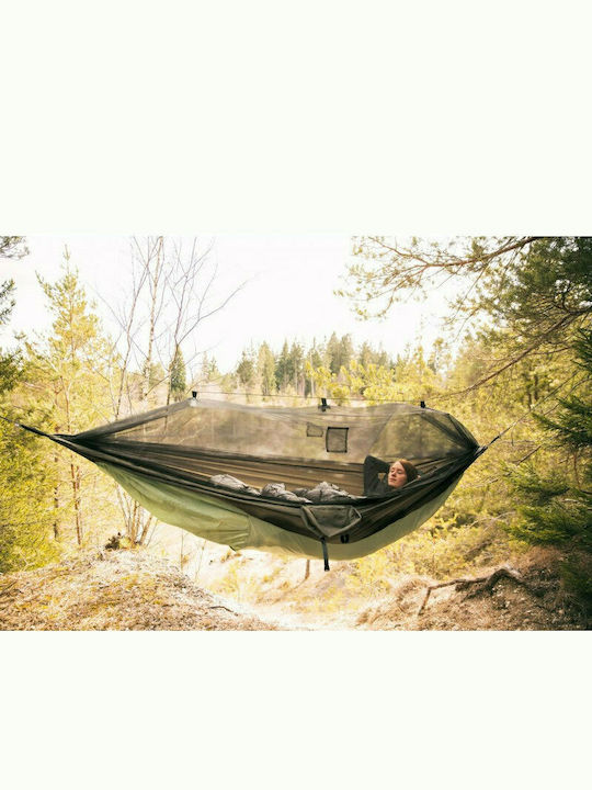 Amazonas Moskito Traveller Thermo XXL Parachute Single Hammock Beige 240x64cm