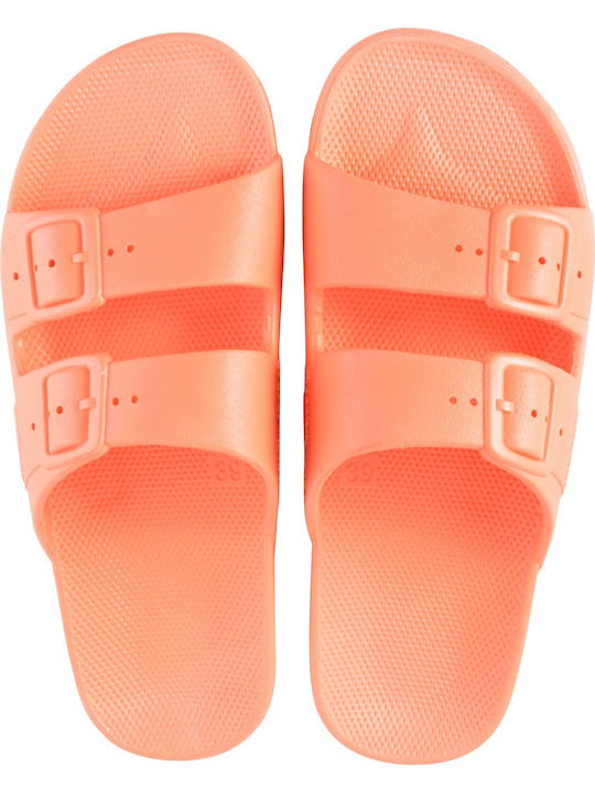 Freedom Moses Capri Frauen Flip Flops in Orange Farbe