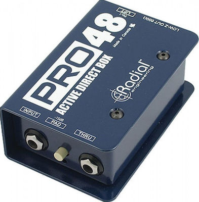 Radial PRO-48 Ενεργό DI Box 1 Καναλιού με Phantom Power