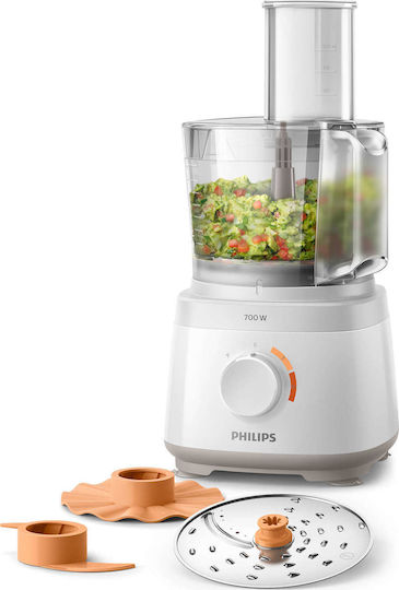Philips Daily Collection Мултифункционален хранителен процесор 700W с Купа 1.5лт Бял