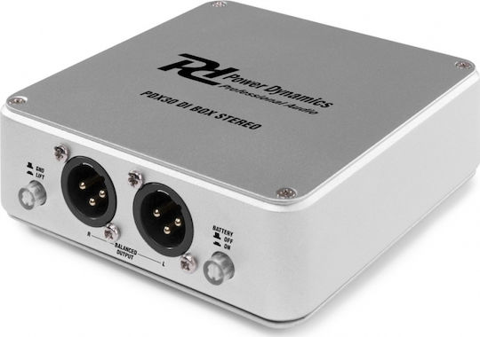 Power Dynamics PDX30 Active 2 Channel DI Box with Phantom Power and Battery