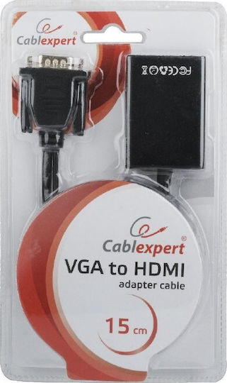 Gembird Μετατροπέας VGA male σε HDMI female GM-VGA-HDMI