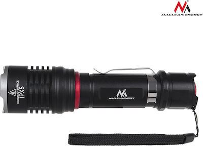 Maclean Energy Rechargeable Flashlight LED with Maximum Brightness 800lm