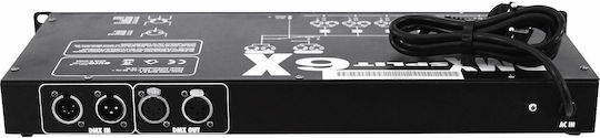 Eurolite DMX-6 DMX Splitter για Κονσόλα Φωτισμού / 2 Εισόδους XLR με Τοποθέτηση Rack