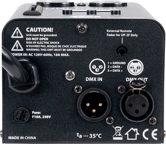 American DJ Uni Pak II DMX Dimmer for Lighting Console with 512 Control Channels / 1 XLR Input