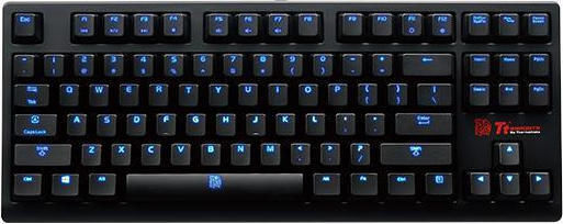 Thermaltake Poseidon ZX Optical Gaming Keyboard Tenkeyless with Tt eSPORTS Brown switches and Illuminated keys (English US)
