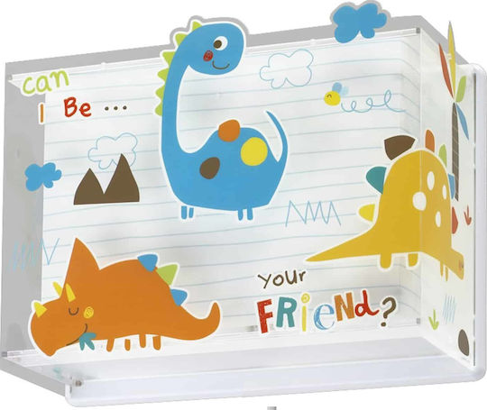 Ango Plastic Kids Wall Light Dinos