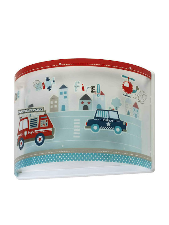 Ango Plastic Kids Wall Light Police