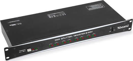 BeamZPro DMX Splitter/Booster 8-way DMX Сплитер за Конзола за Осветление