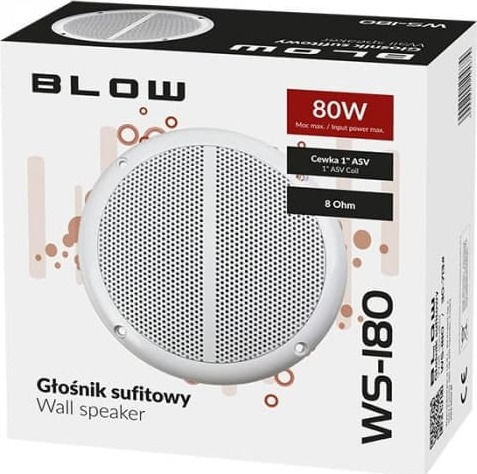 Blow Waterproof Marine Speaker 6.5" with 80W RMS White