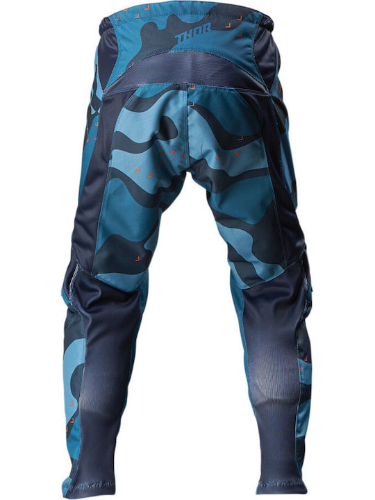 Thor Sector S9 Ανδρικό Παντελόνι Καλοκαιρινό Camo Blue