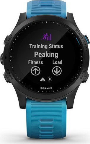 Garmin Forerunner 945 Edelstahl 47mm Wasserdicht Smartwatch mit Pulsmesser (Blau)