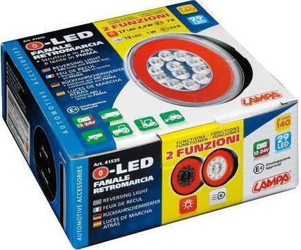 Lampa Φως Τρέιλερ LED Αδιάβροχο O-Led με Βίδες 12 / 24V 1τμχ