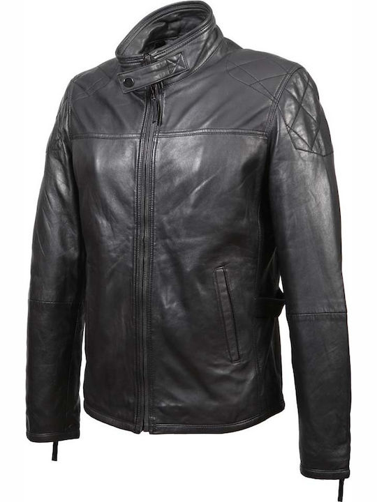 Leather jacket SETTE 170208 Black