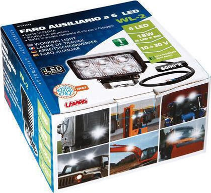 Lampa WL-2 Squareς Headlights Car LED Universal 10 - 30V 18W 11.1cm 1pcs