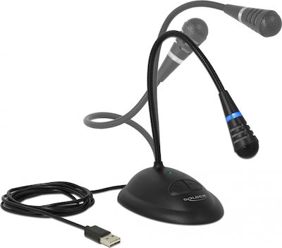 DeLock Mikrofon USB Schreibtisch 65871