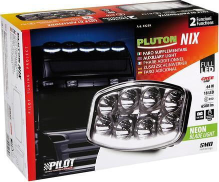 Lampa Pluton Nix Squareς Waterproof Headlights Car LED Universal 10 - 30V 64W 24.5cm 1pcs