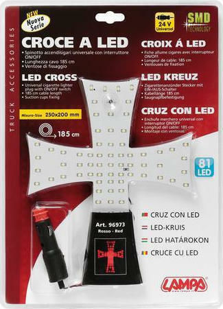 Lampa Interior Decorative Car Lighting 24V Red