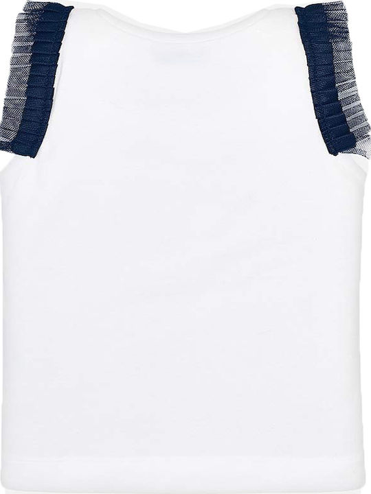 Mayoral Kids Blouse Sleeveless White