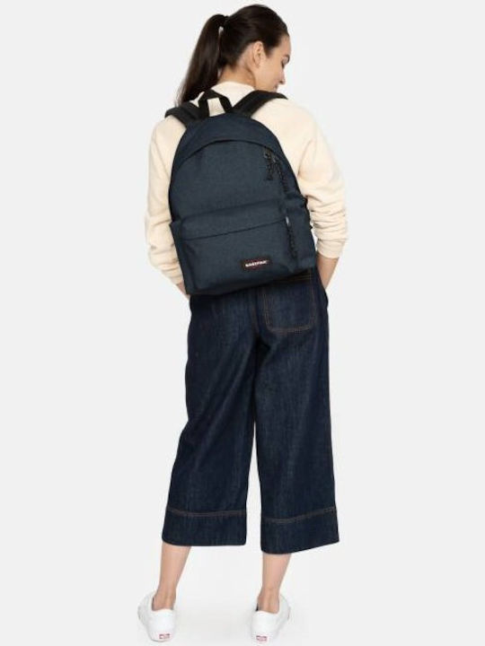 Eastpak Padded Triple Denim Ученическа Чанта Обратно Junior High-High School в Син цвят 24лт