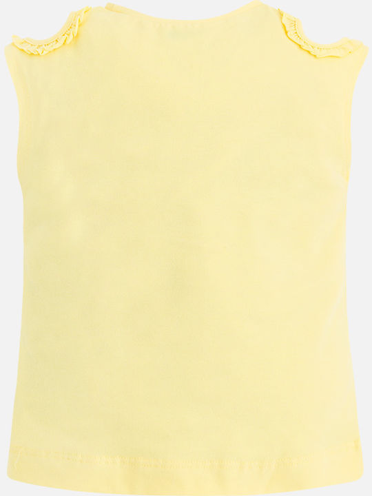 Mayoral Kids Blouse Sleeveless Yellow