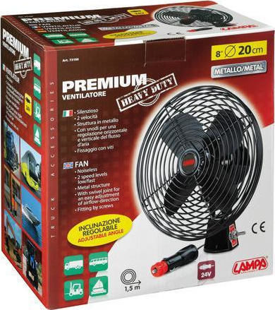 Lampa Auto Lüfter 8" 24V