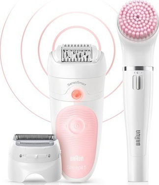 Braun Silk-Epil Epilier-Set Epilierer für das Bikini / Gesicht / Körper SE5885