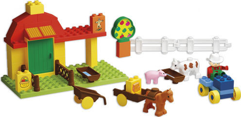Unico Plus Τουβλάκια Farm with Accessories για 1.5-5 Ετών 46τμχ