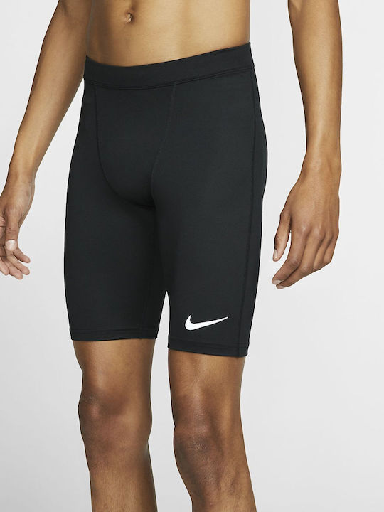 Nike Power Ανδρικό Αθλητικό Κολάν Κοντό Μαύρο