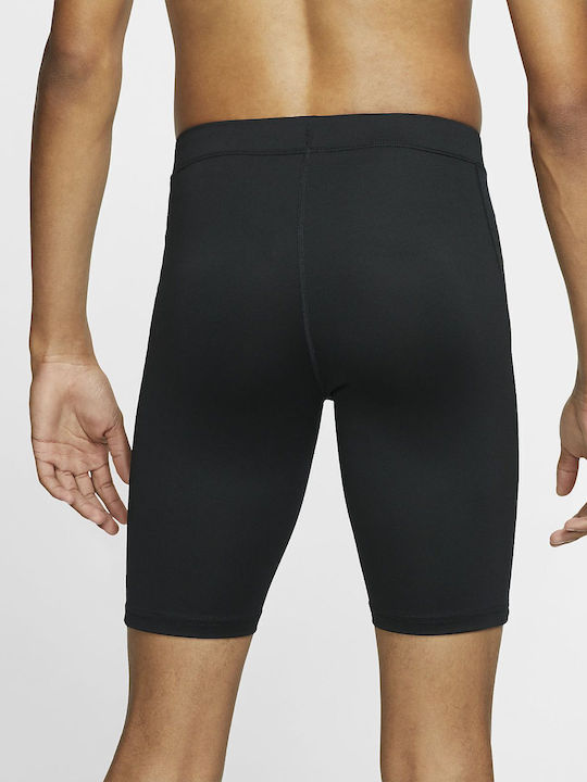 Nike Power Ανδρικό Αθλητικό Κολάν Κοντό Μαύρο