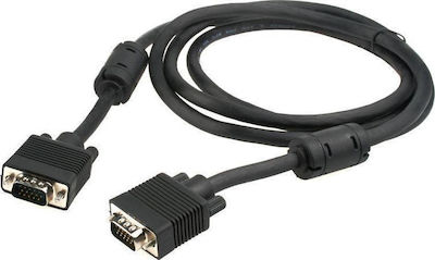 Cablexpert Kabel VGA-Stecker - VGA-Stecker Schwarz 1.8m (CC-PPVGA-6B)