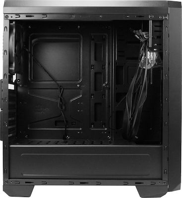 Antec NX100 Gaming Midi Tower Κουτί Υπολογιστή με Πλαϊνό Παράθυρο Black/Grey