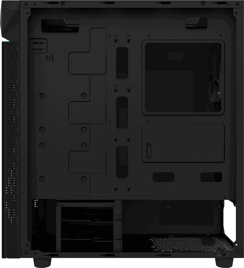 Gigabyte C200 Glass Gaming Midi Tower Computer Case with Side Window and RGB Lighting Black