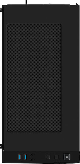 Gigabyte C200 Glass Gaming Midi Tower Computer Case with Side Window and RGB Lighting Black