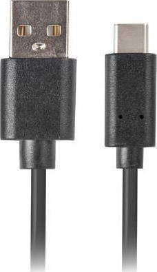 Lanberg USB 3.1 Cable USB-C male - USB-A Μαύρο 1.8m CA-USBO-31CU-0018-BK