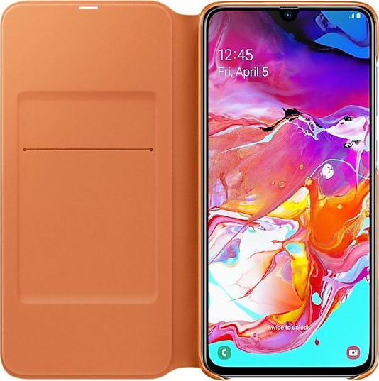 Samsung Wallet Cover Изкуствена кожа Бял (Галакси А70)