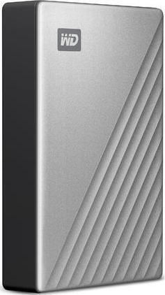 Western Digital My Passport Ultra For Mac USB 3.0 / USB-C External 2.5" HDD 4TB Silver