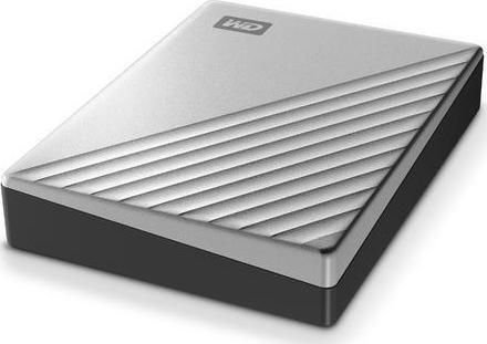 Western Digital My Passport Ultra For Mac USB 3.0 / USB-C External 2.5" HDD 4TB Silver