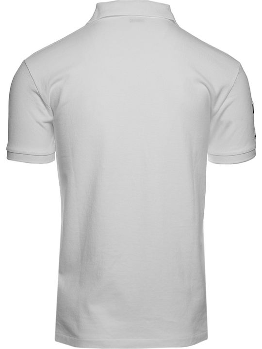 Polo Short Sleeve White Blouse
